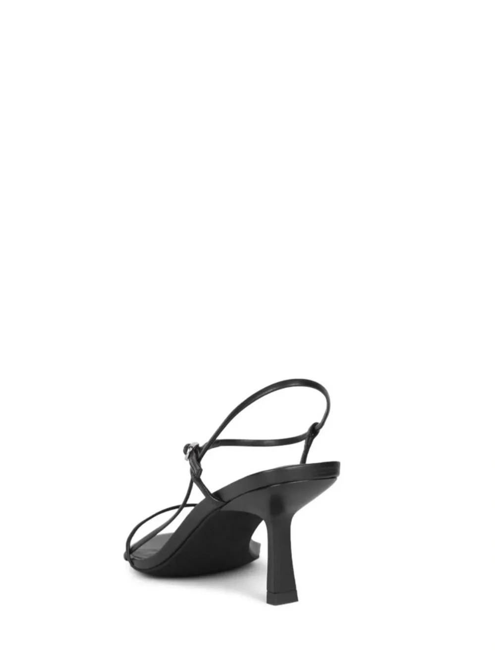 Jeffrey Campbell Black Strappy Kitten Heel Sandal
